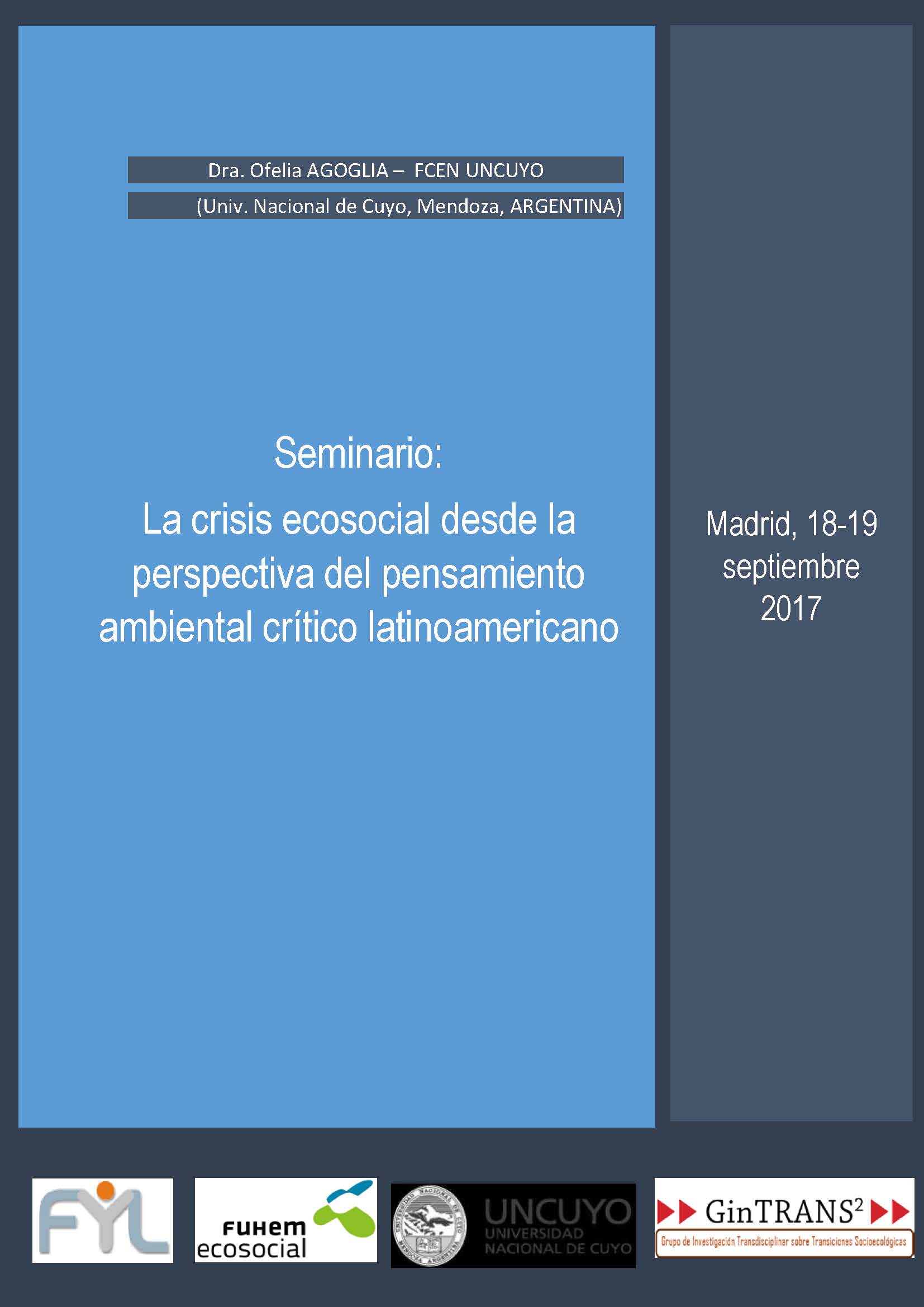 La crisis ecosocial desde la perspectiva del pensamiento ambiental crítico  latinoamericano – FUHEM