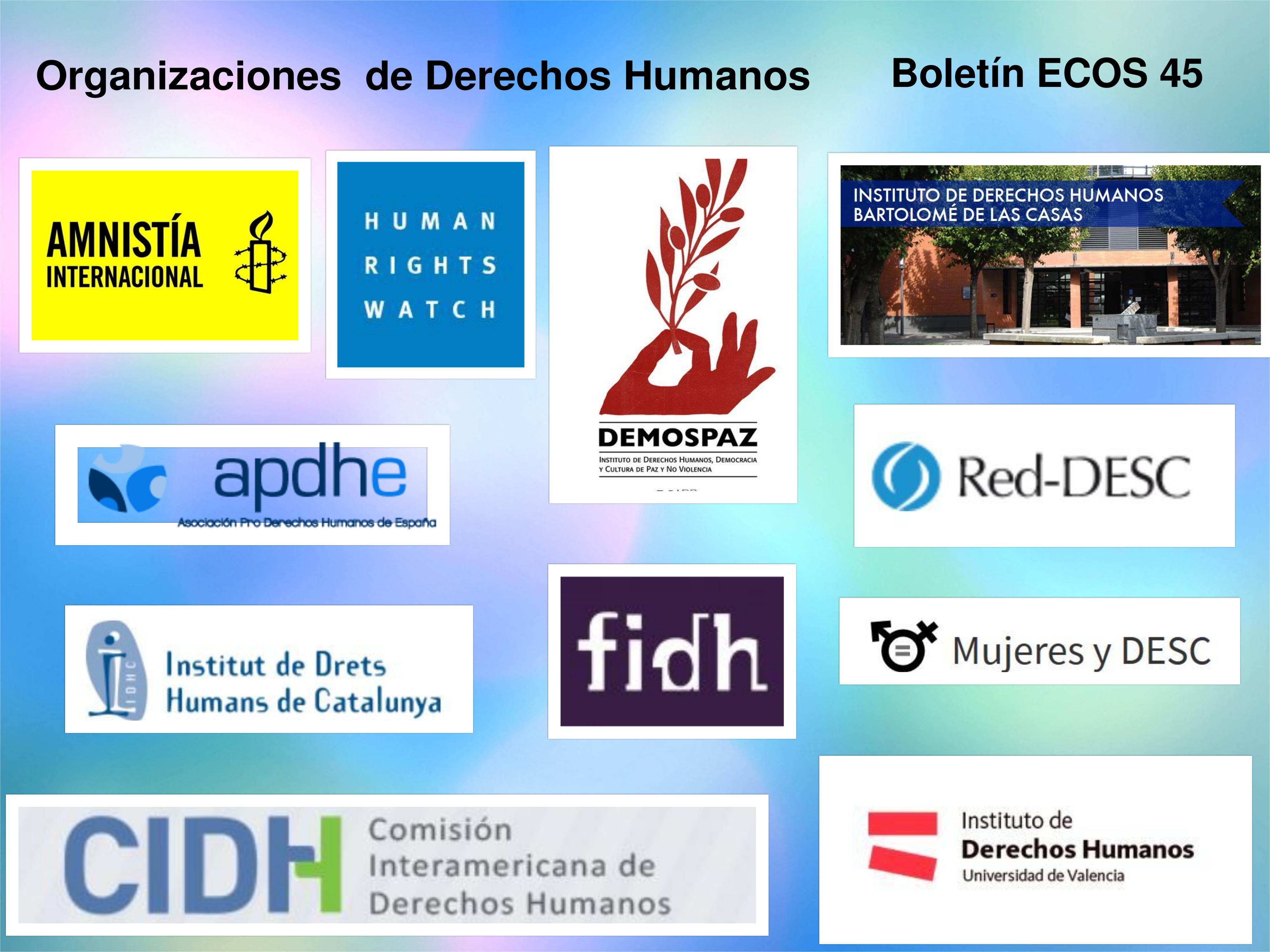 Selección de Organizaciones de Derechos Humanos – FUHEM